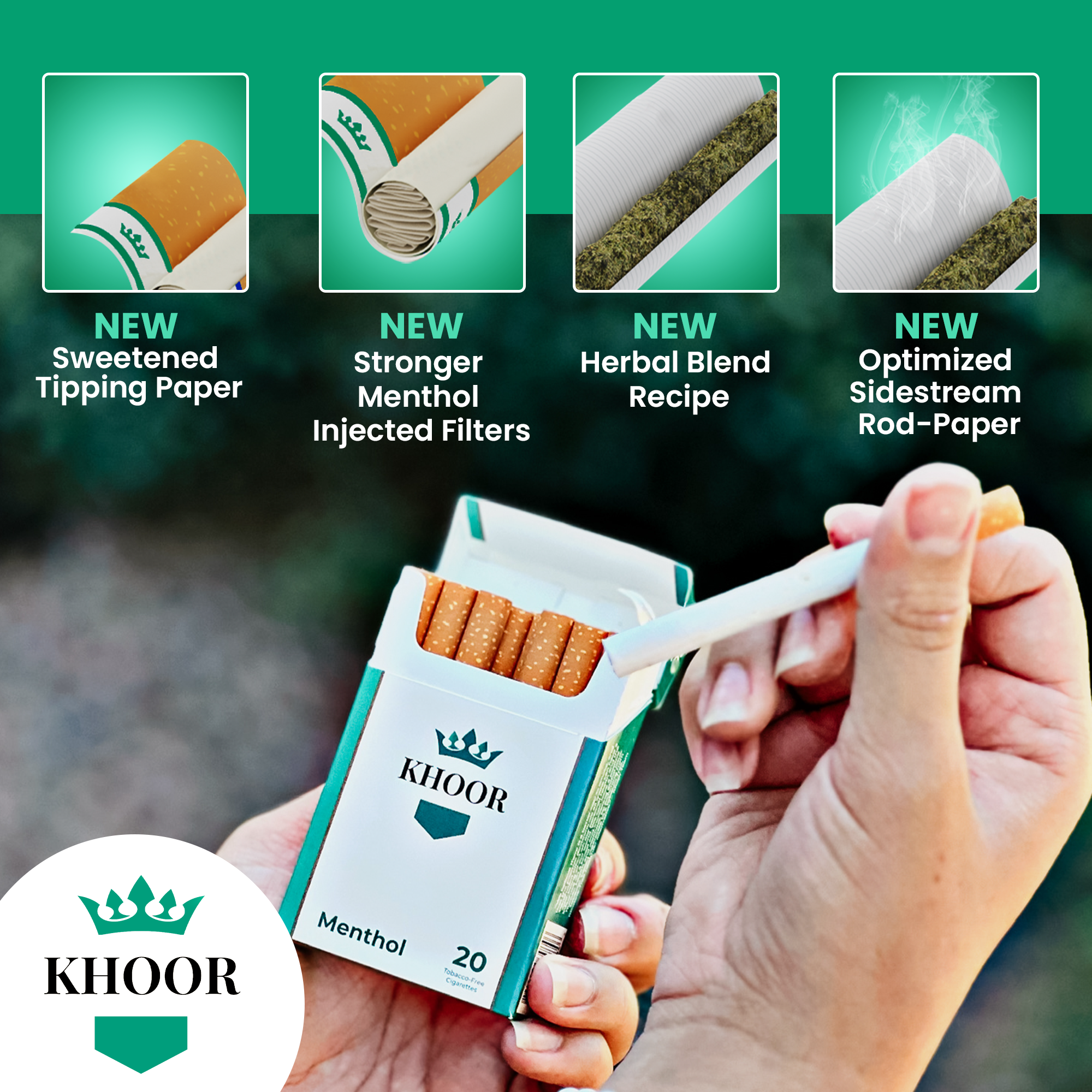 2 Packs Menthol (40 sticks)
