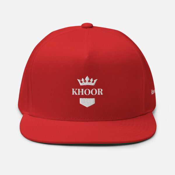 khoor flat bill cap