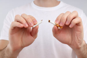 man decides to quit tobacco cigarettes for khoor tobacco-free cigarettes