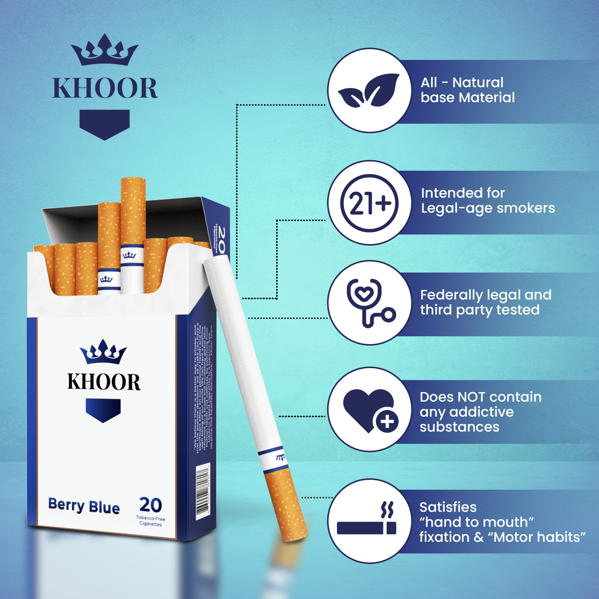 2 Packs Berry Blue (40 sticks) - Image 5