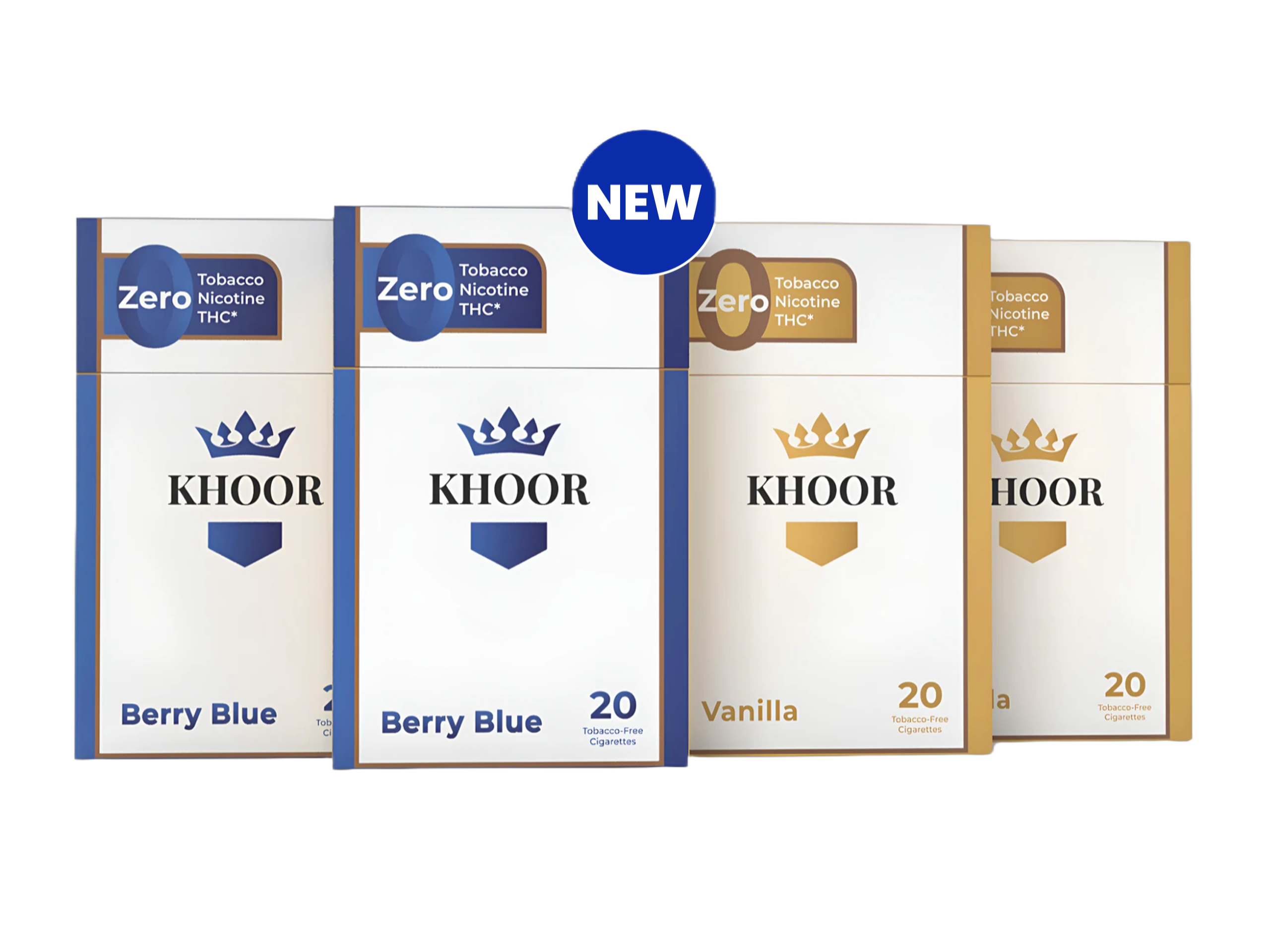 Khoor Vanilla & Berry Blue Flavor cigarettes Pack