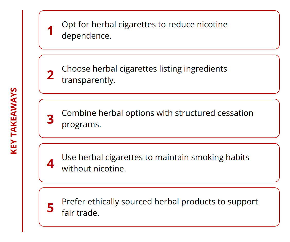 Key Takeaways - Herbal Cigarette Benefits: Essential Guide