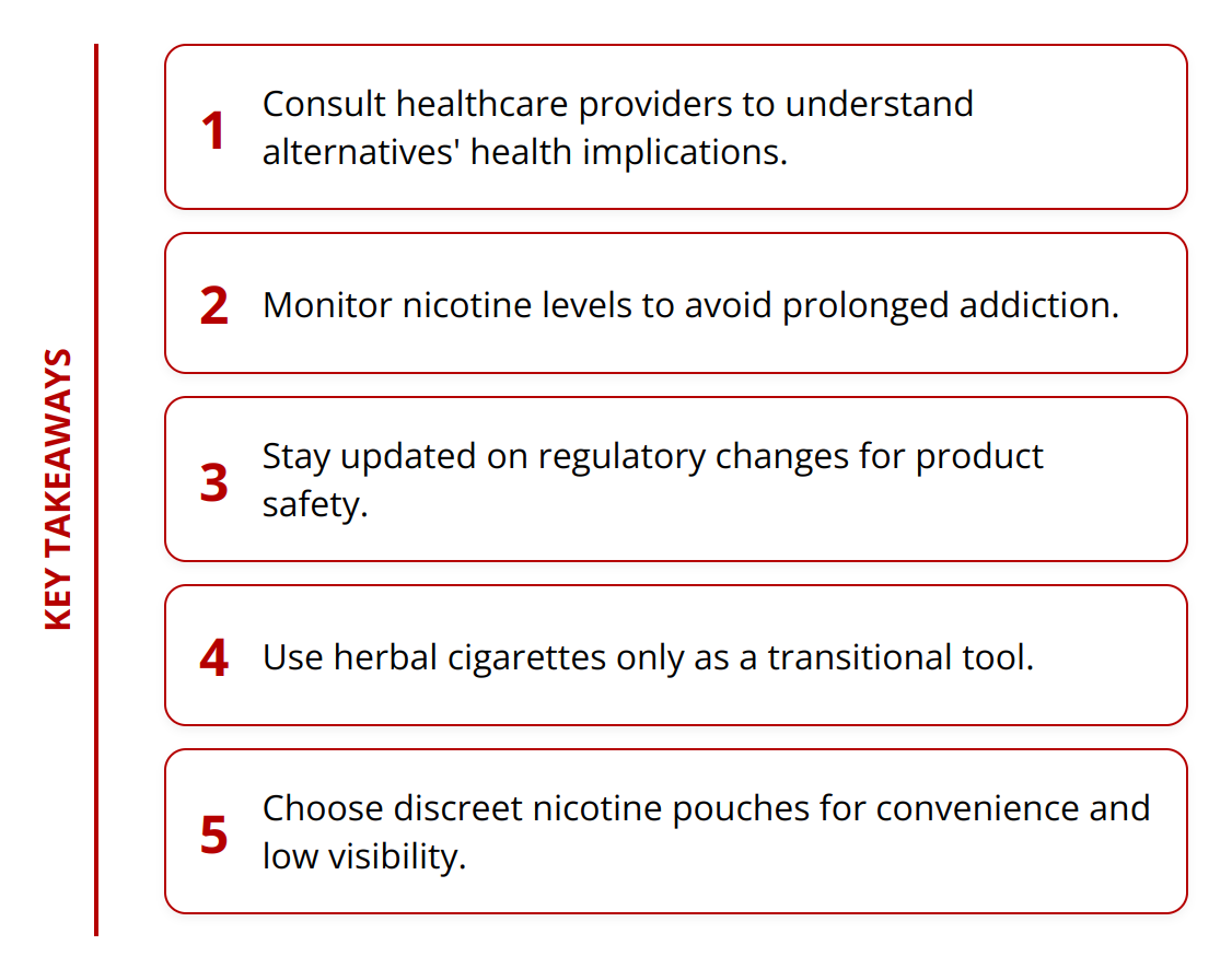 Key Takeaways - Tobacco Alternatives Explored