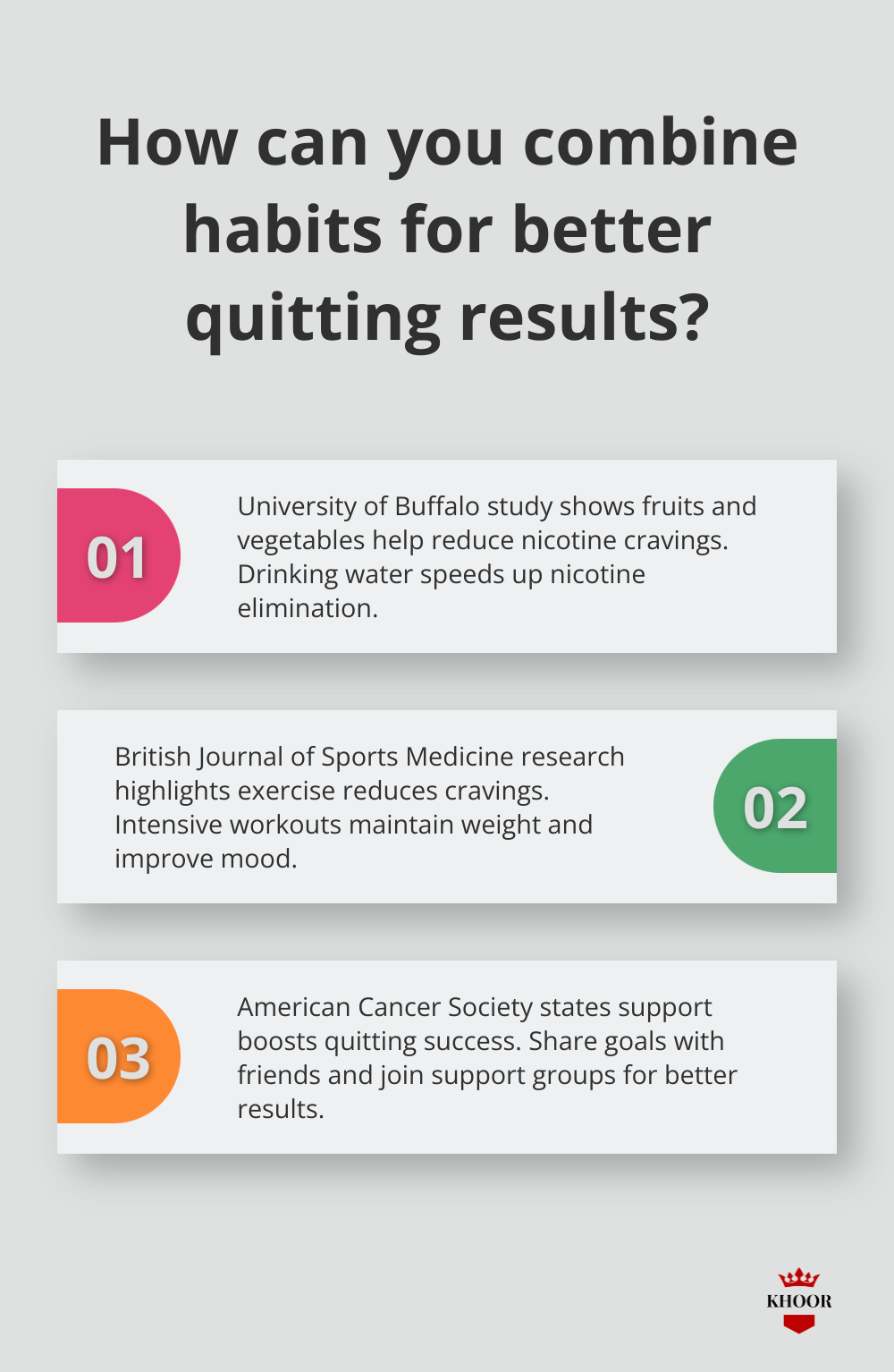 Fact - How can you combine habits for better quitting results?